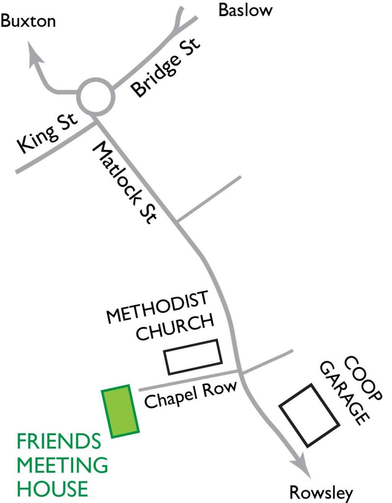 Map to find Friends Meeting House