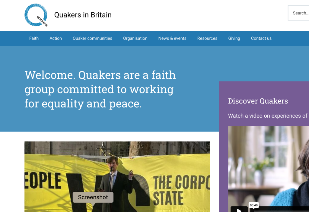 Quakers in Britain Website